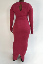 NISE Dress (Maroon)