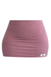 Linny Micro Mini Skirt (Mauve)