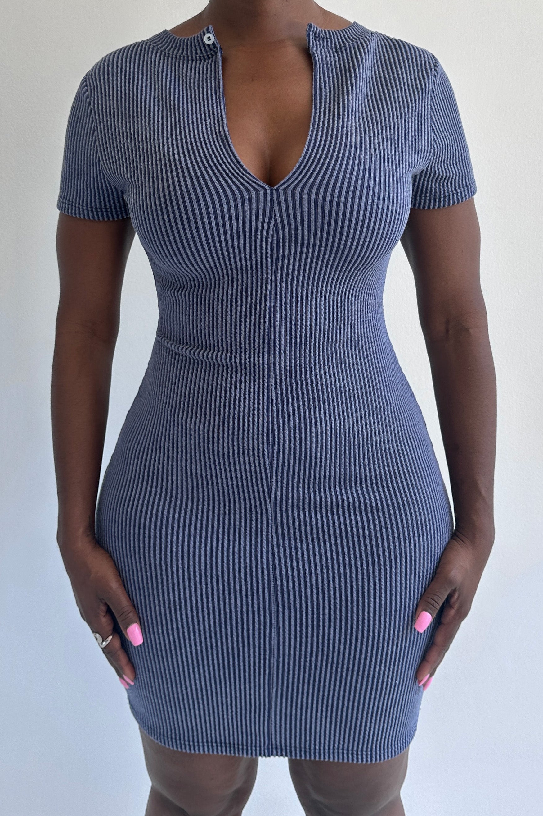 Nedi Dress (Denim Blue)