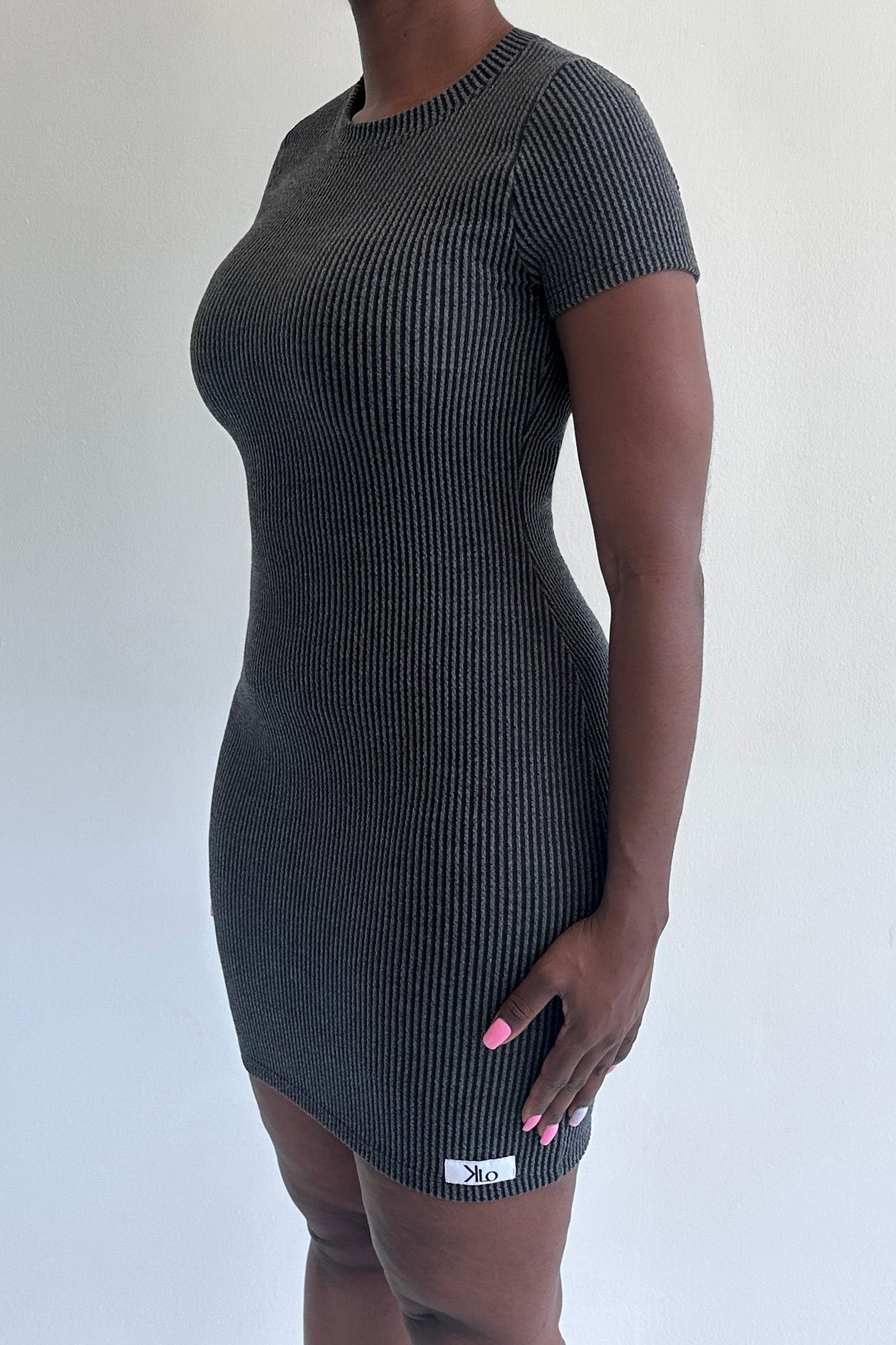 Nedi Dress (Charcoal Black)