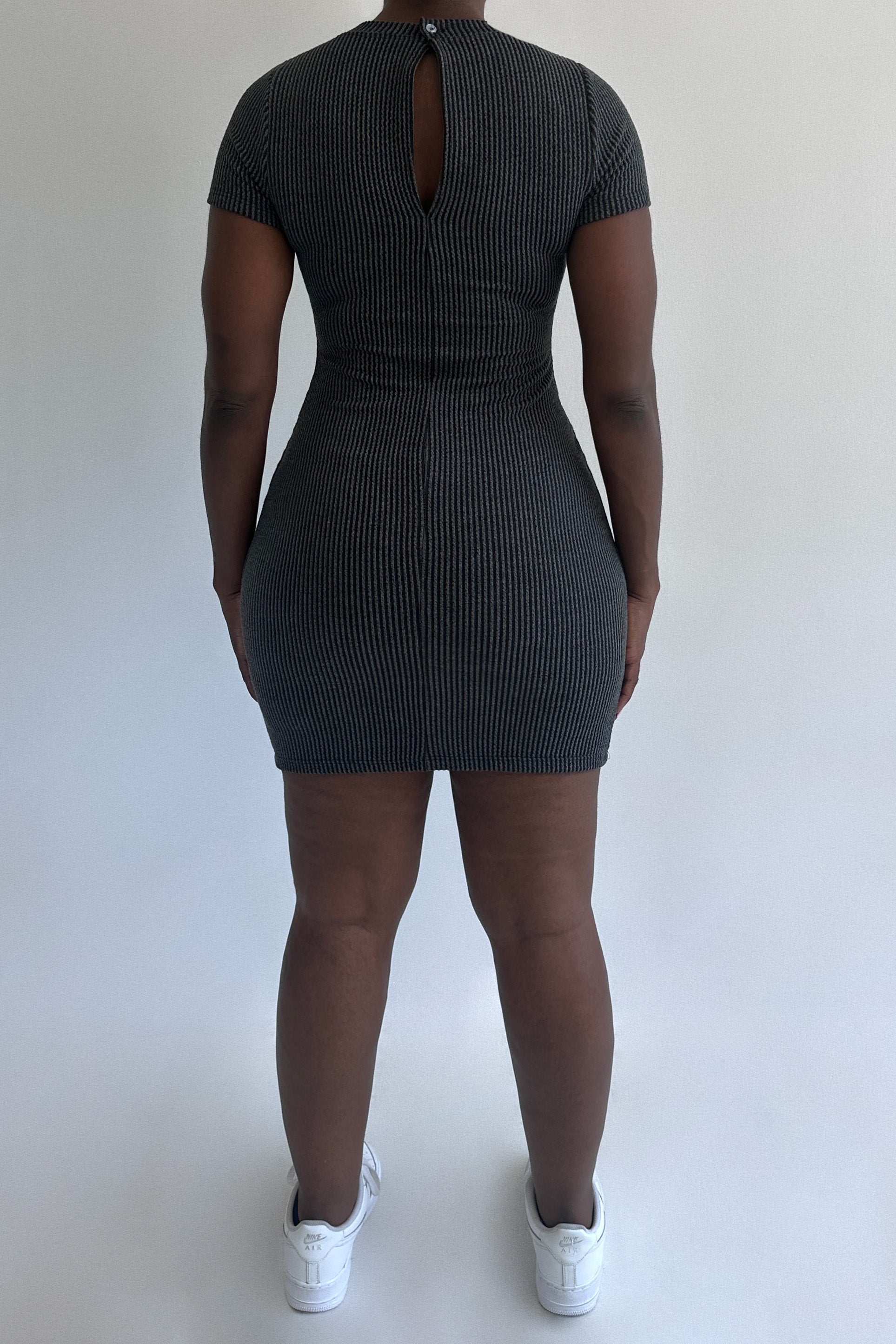 Nedi Dress (Charcoal Black)