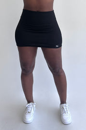 Linny Micro Mini Skirt (Jet Black)