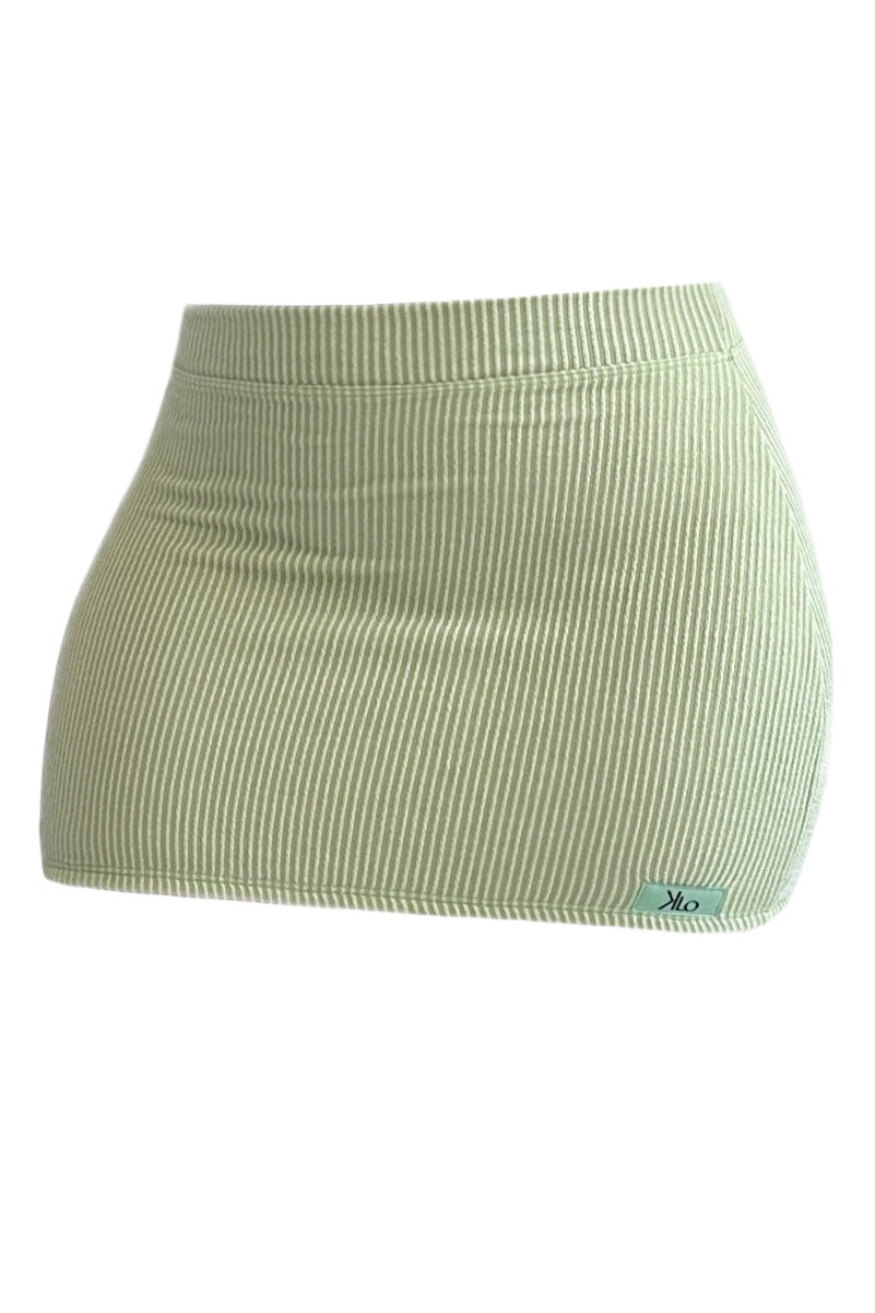 Linny Micro Mini Skirt (Lime)