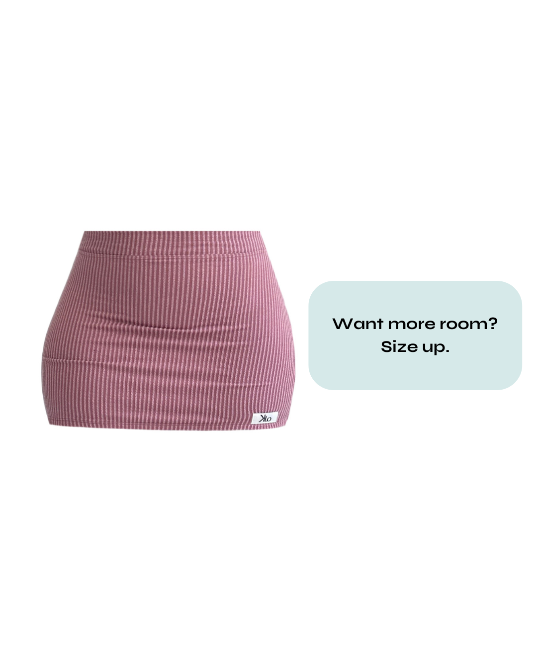 Linny Micro Mini Skirt (Mauve)