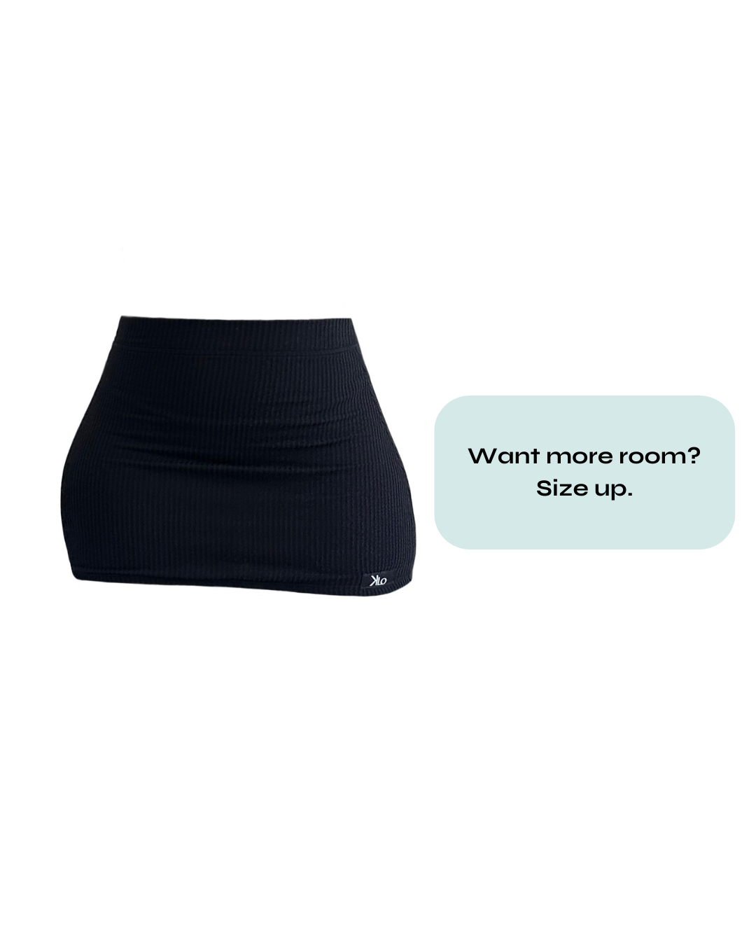 Linny Micro Mini Skirt (Jet Black)