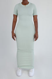 Deni Dress (Frosty Green)