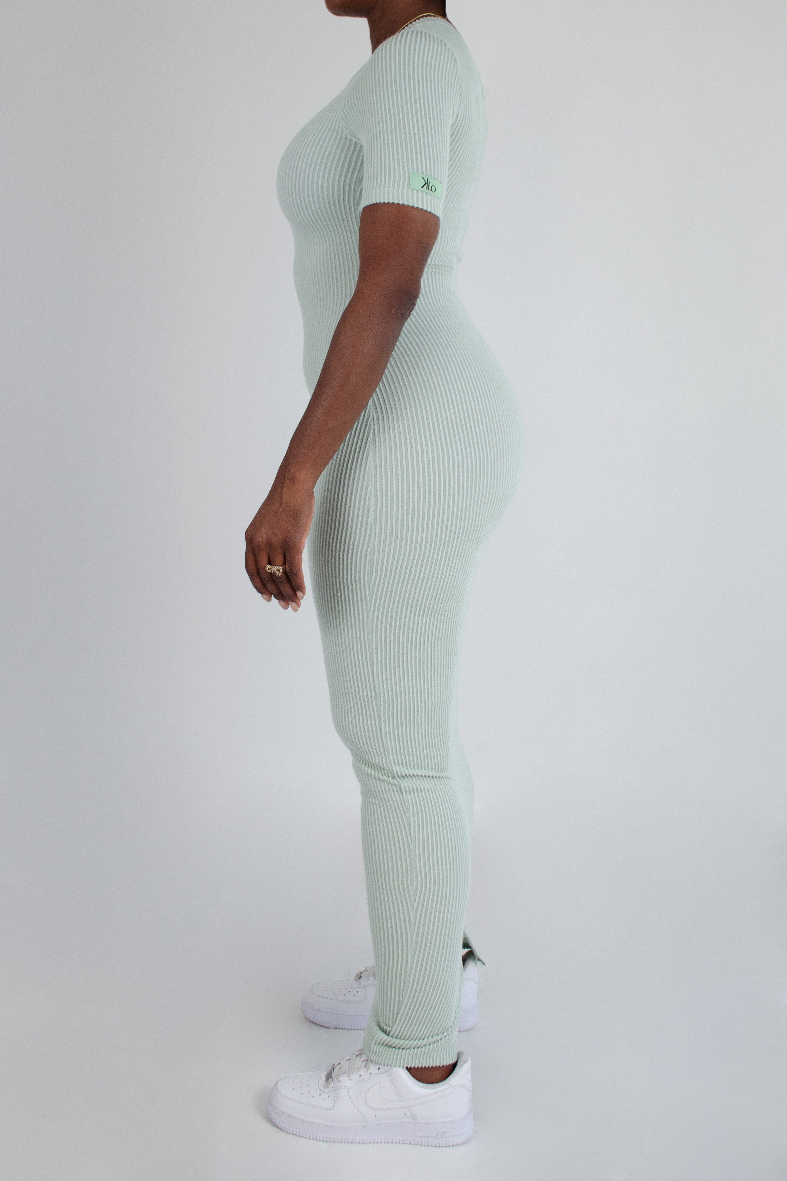 Deni Dress (Frosty Green)