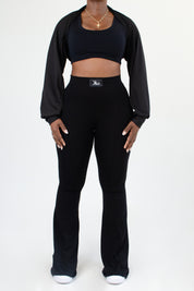 Simone Shrug (Black Rib)