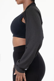 Simone Shrug (Black Rib)