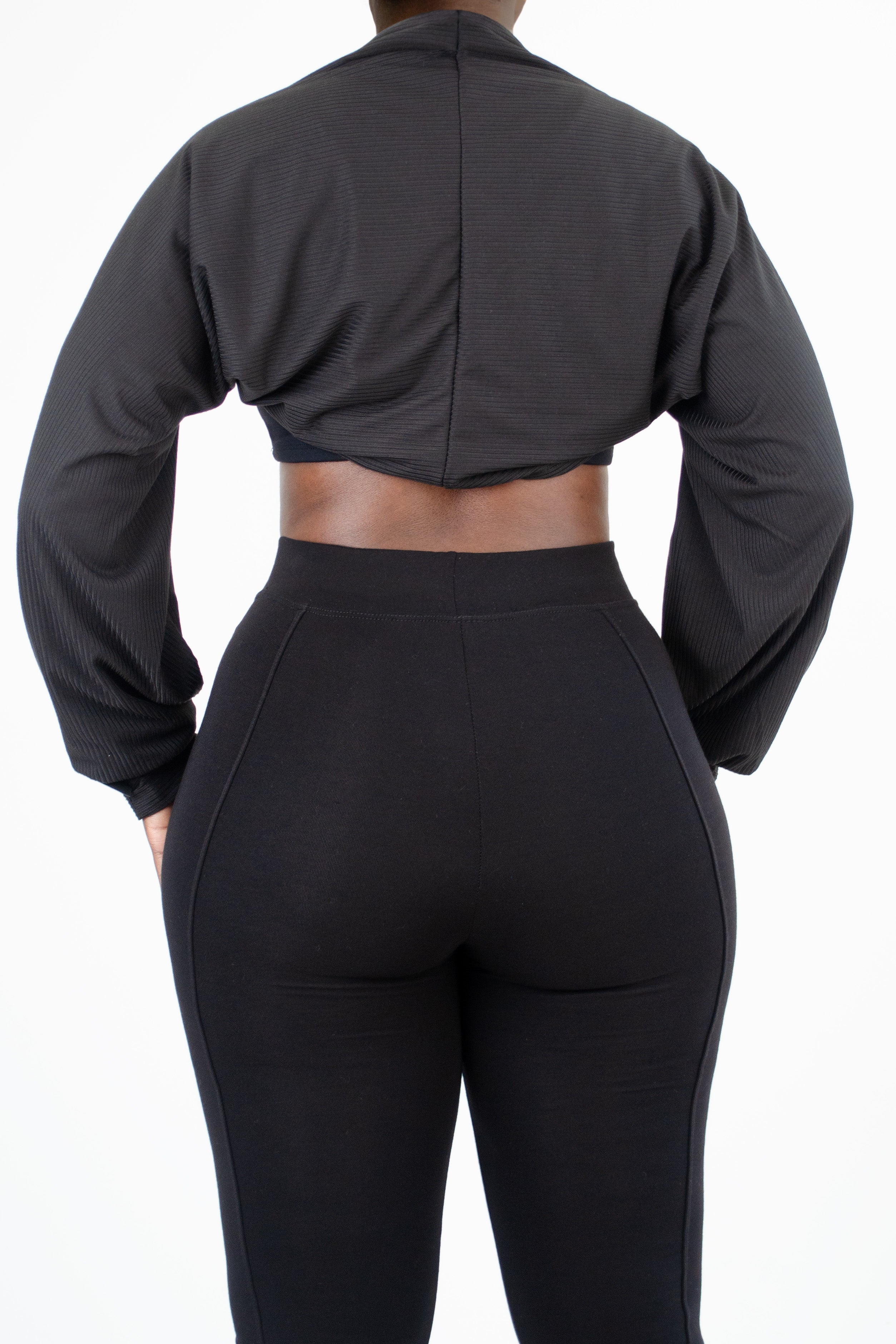 Simone Shrug (Black Rib)