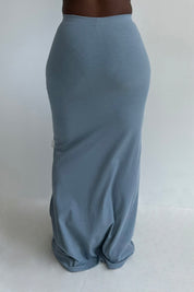 Kree Skirt (Baby Blue Rib) [Sample]
