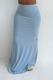 Kree Skirt (Baby Blue Rib) [Sample]