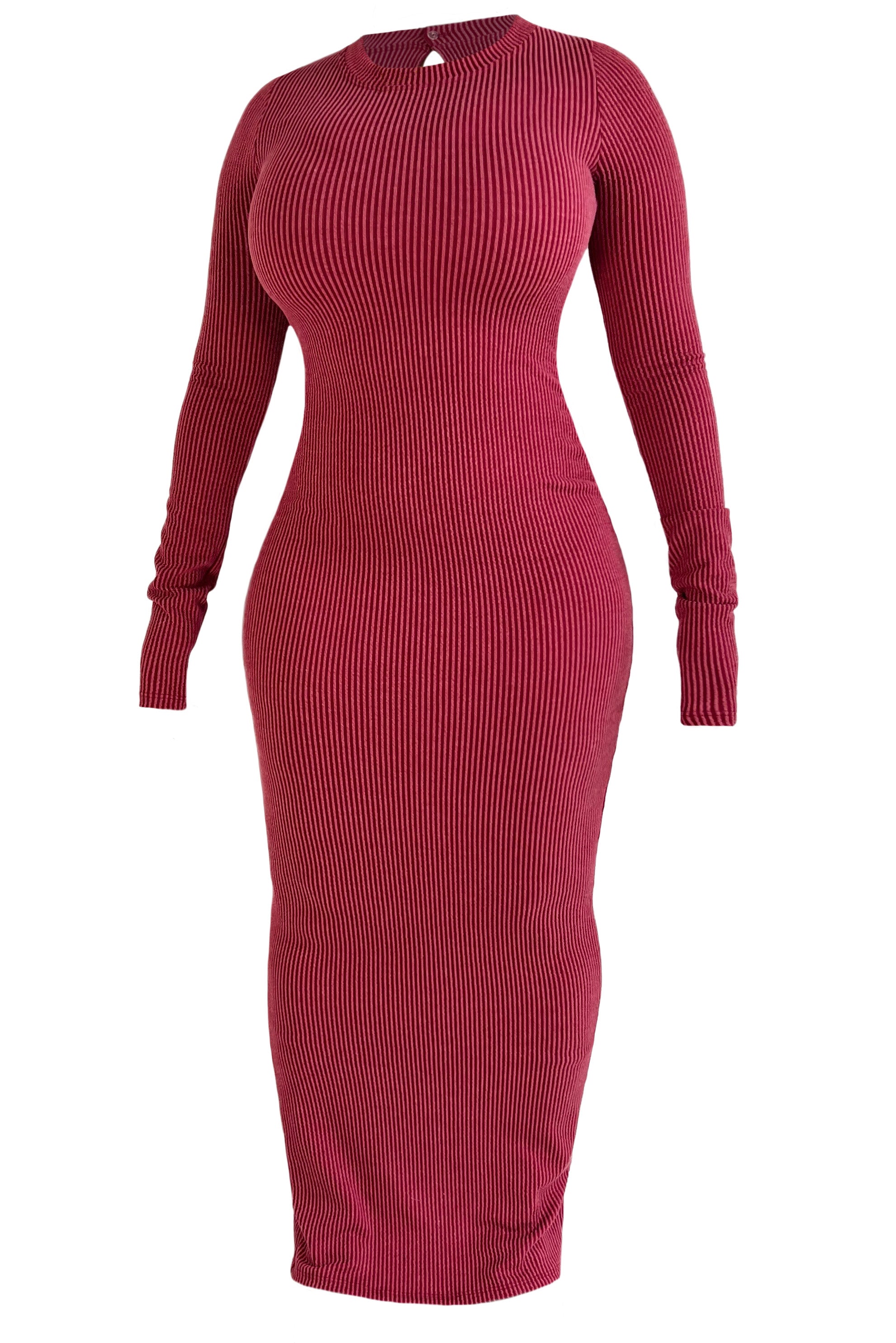 NISE Dress (Maroon)