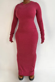 NISE Dress (Maroon)