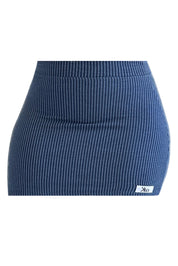 Linny Micro Mini Skirt (Denim Blue)