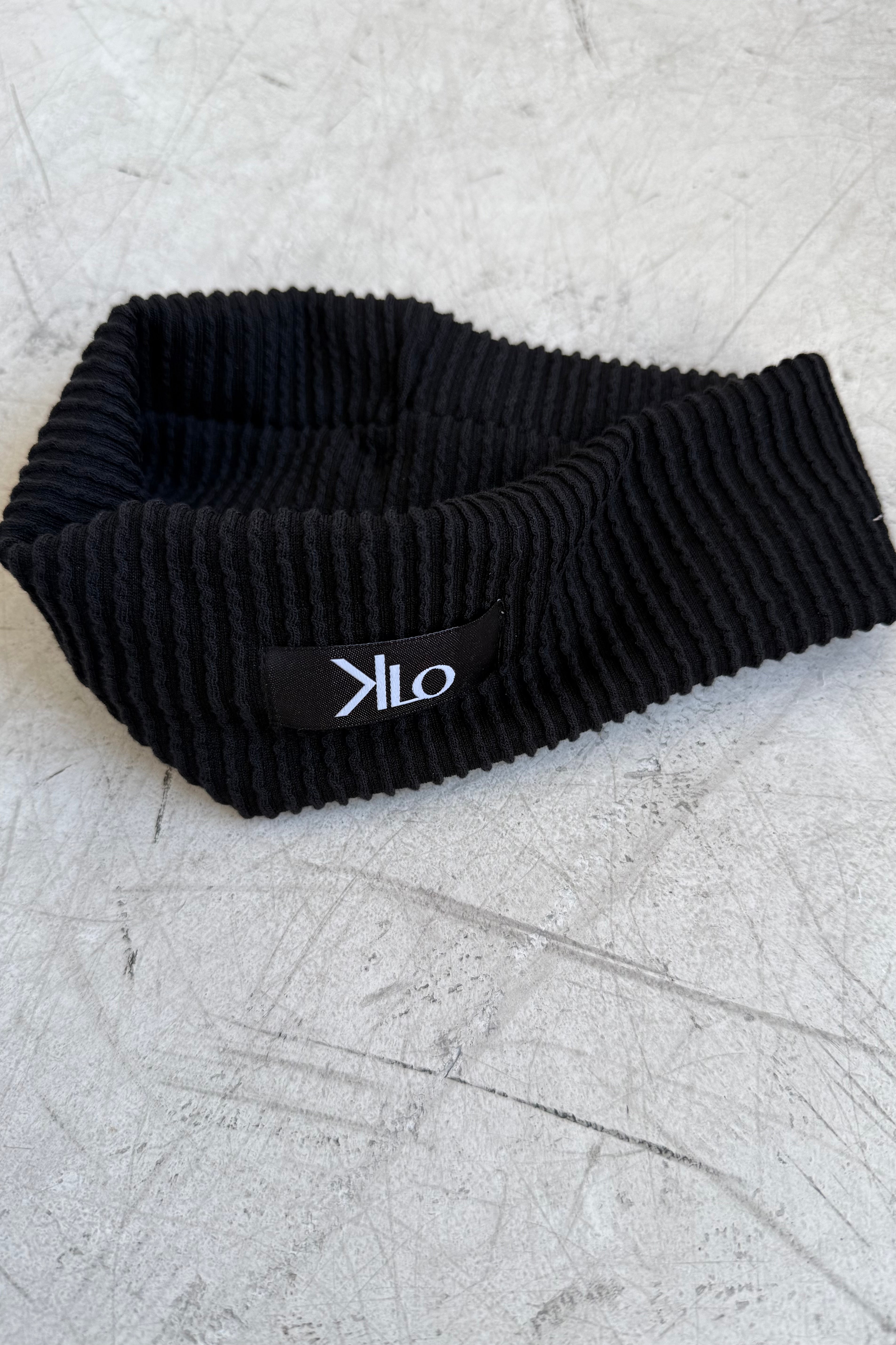 KLo Headband (Jet black)