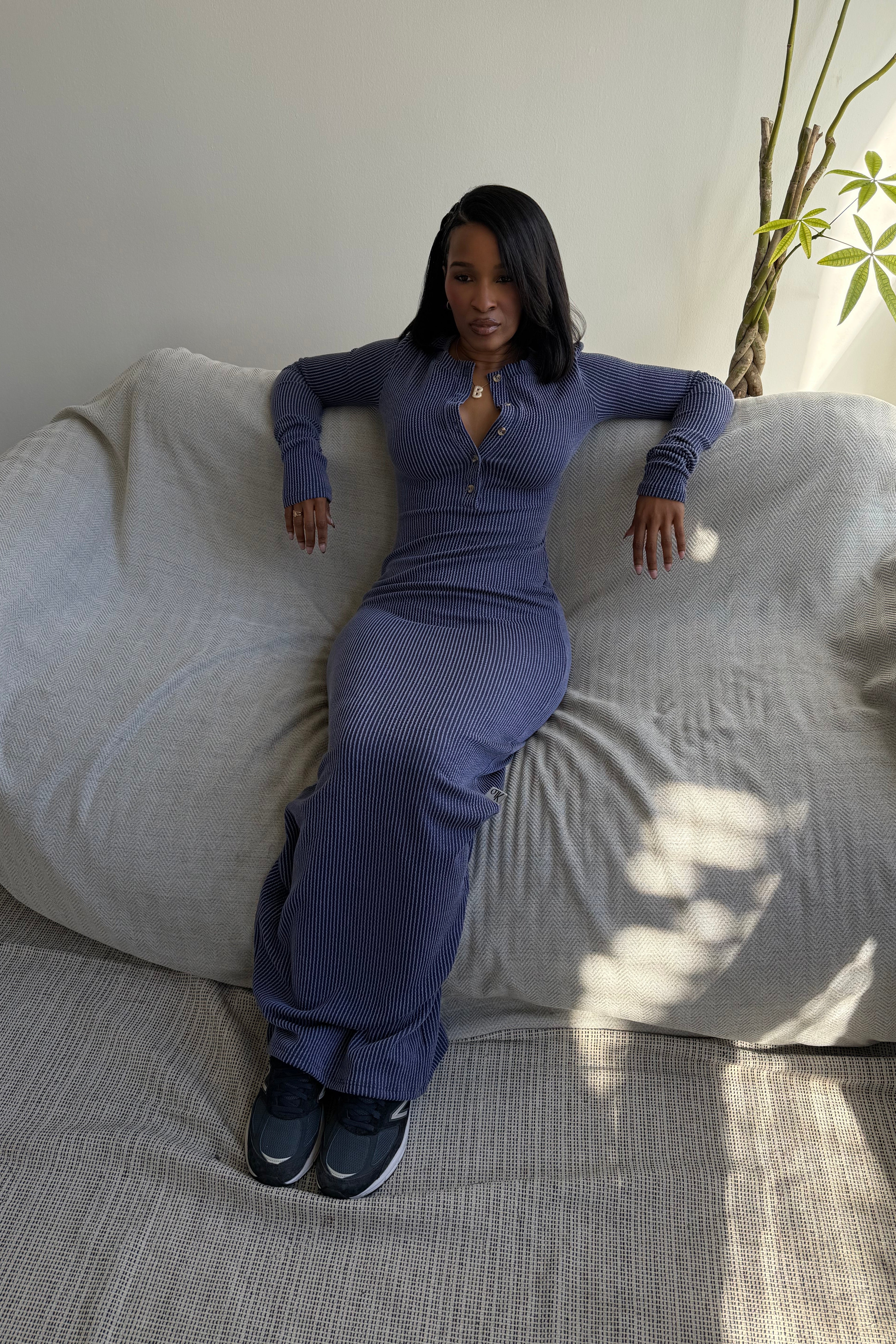 DENISE Dress (Dark Denim)