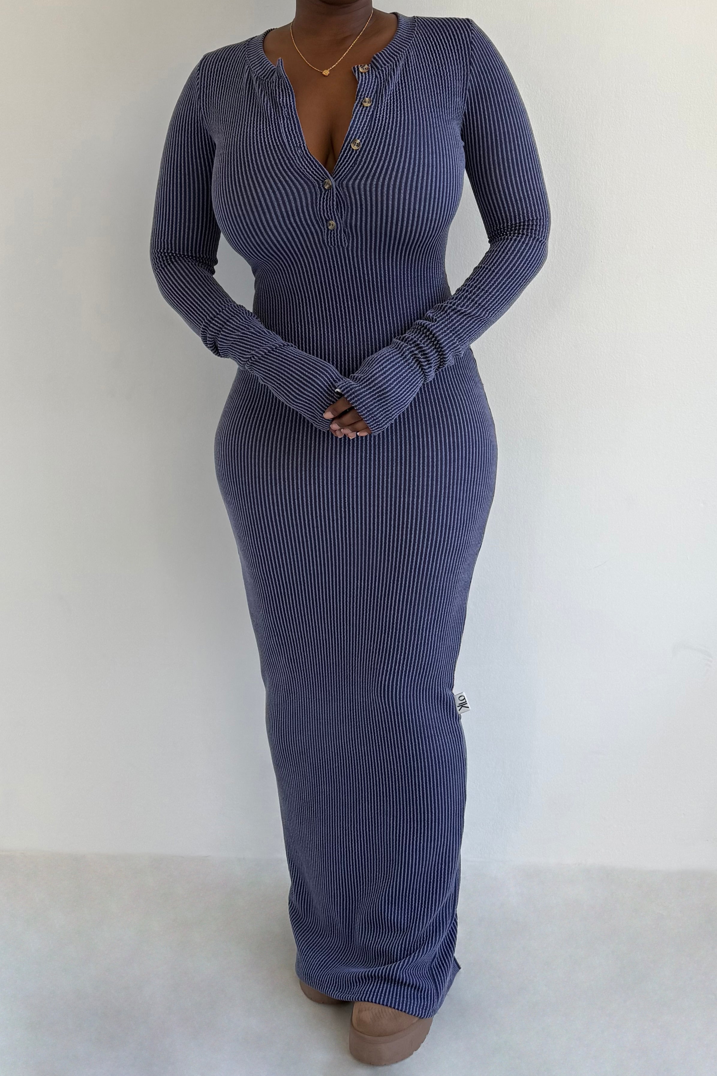 DENISE Dress (Dark Denim)