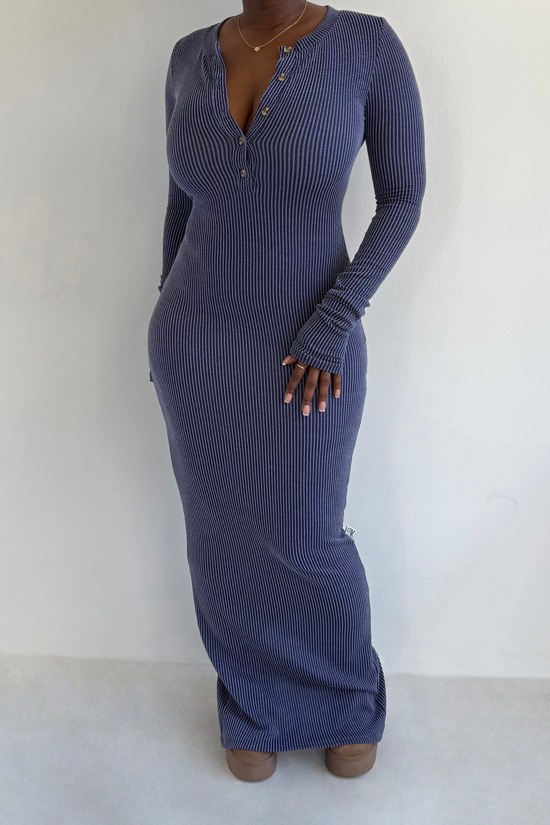 DENISE Dress (Dark Denim)