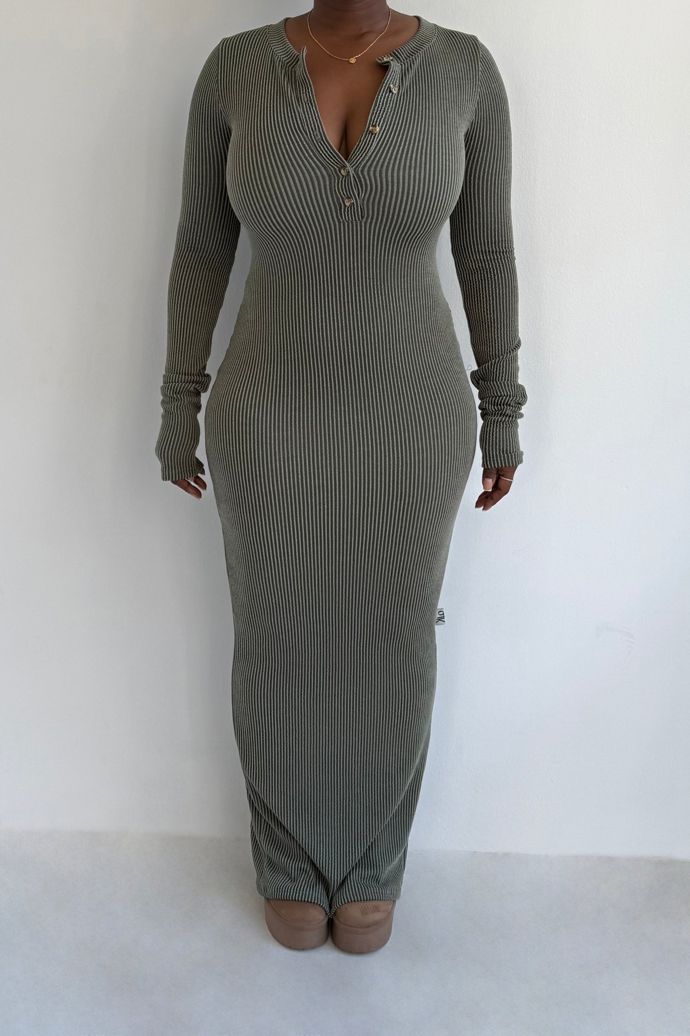 DENISE Dress (Olive)