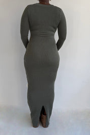 DENISE Dress (Olive)