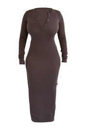 DENISE Dress (Chocolate)