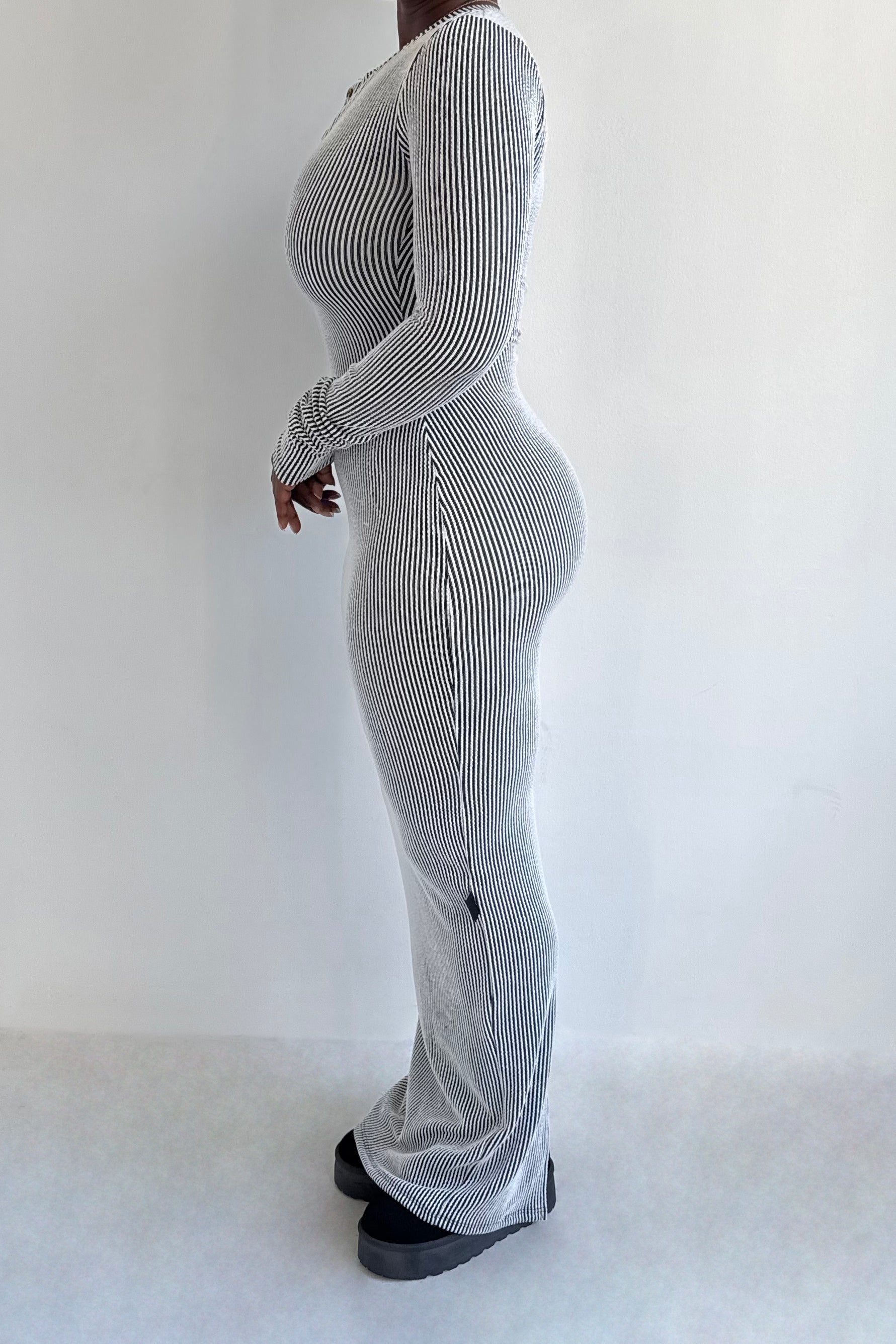 DENISE Dress (Pinstripe)