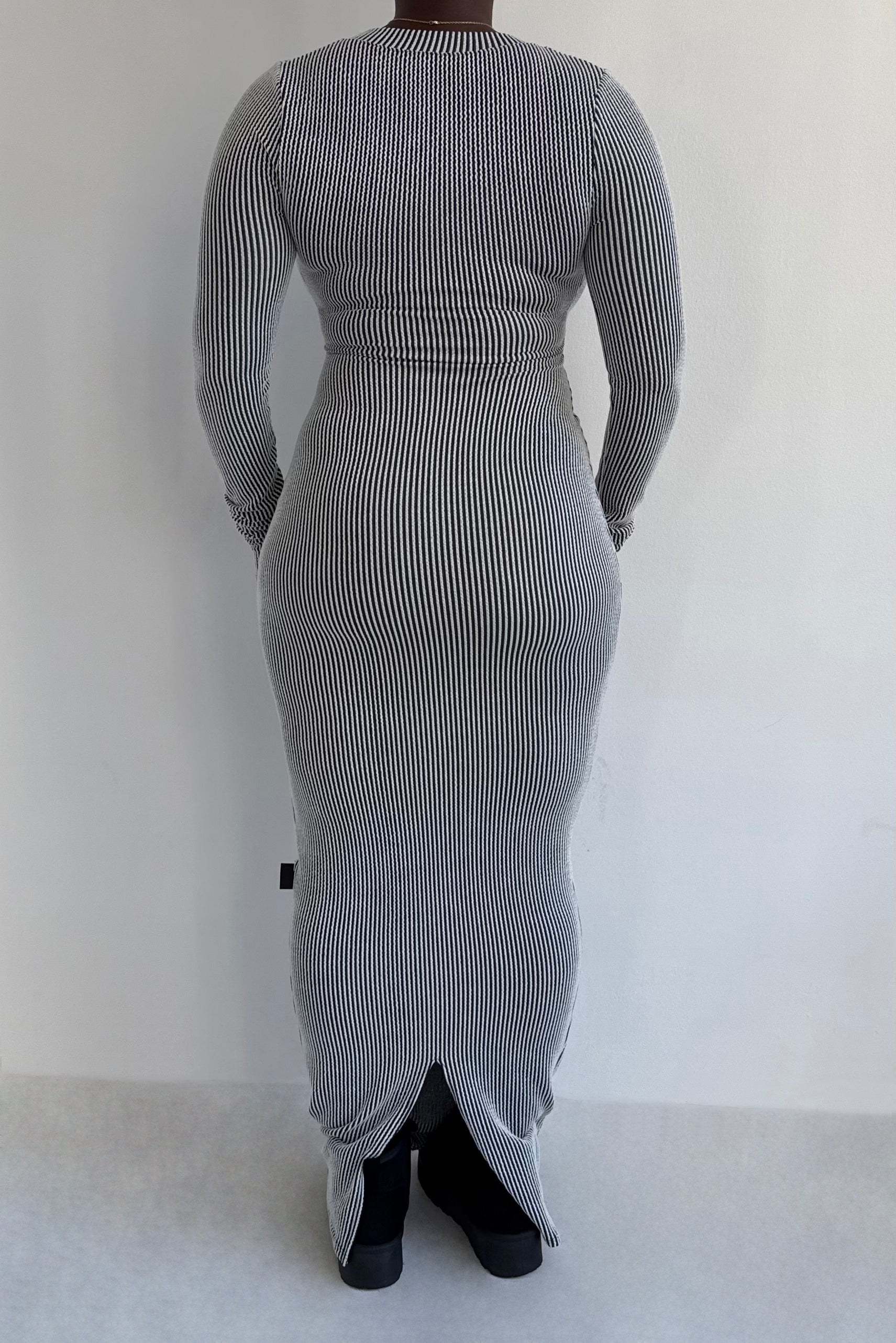 DENISE Dress (Pinstripe)