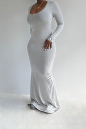 Mattie Dress (Heather Grey )