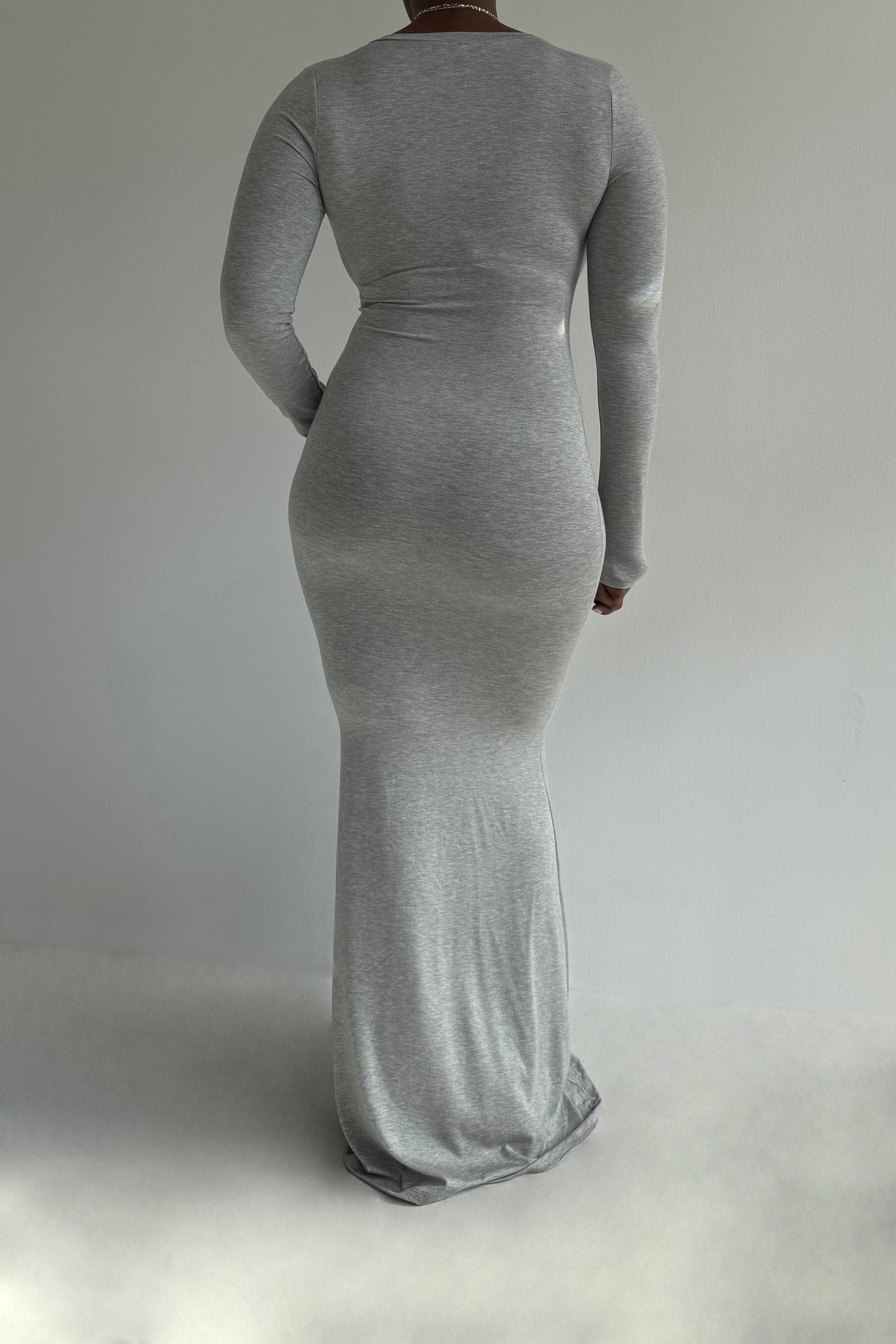 Mattie Dress (Heather Grey )