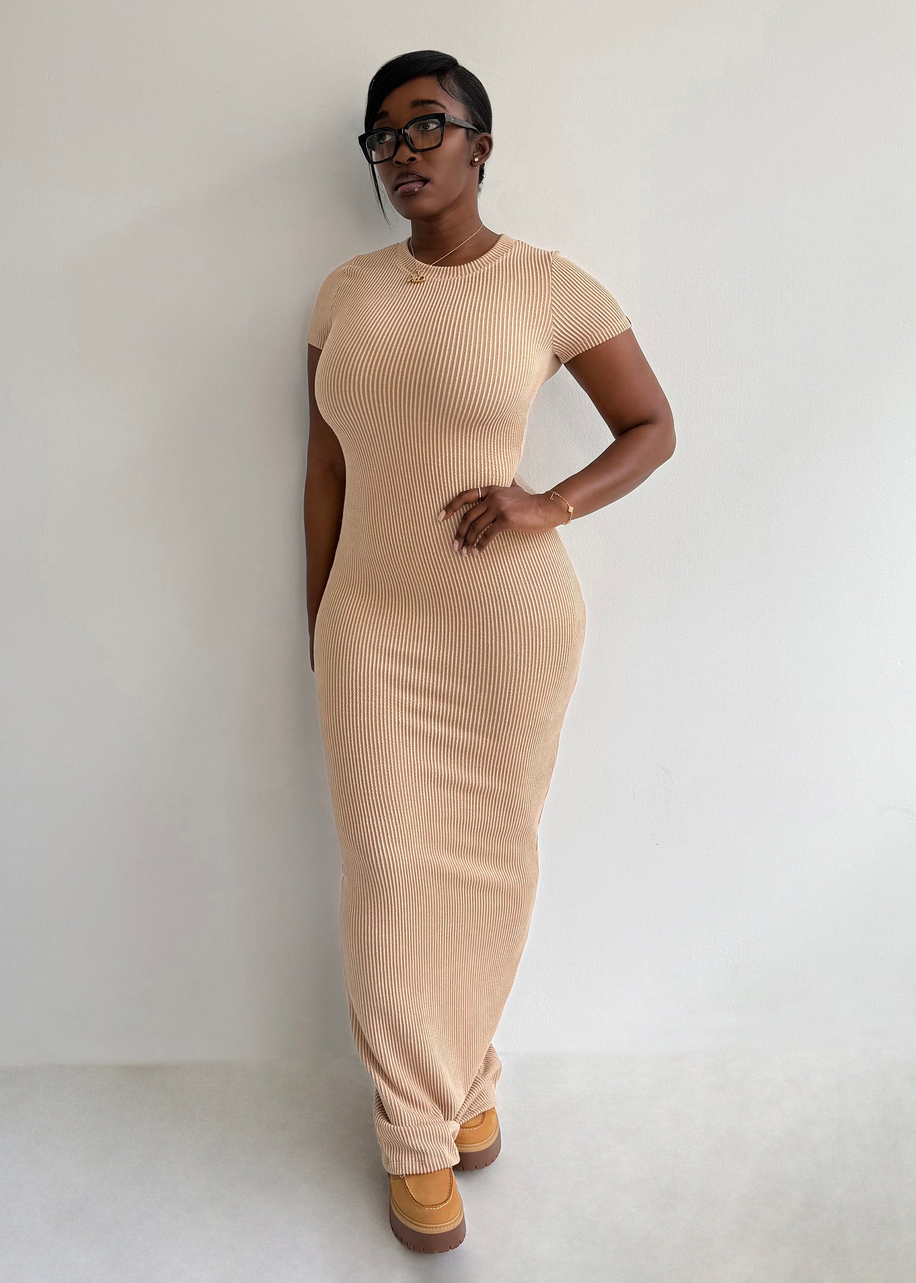DENI Dress (Caramel)