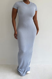 Deni Dress (Light Denim)
