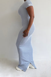 Deni Dress (Light Denim)