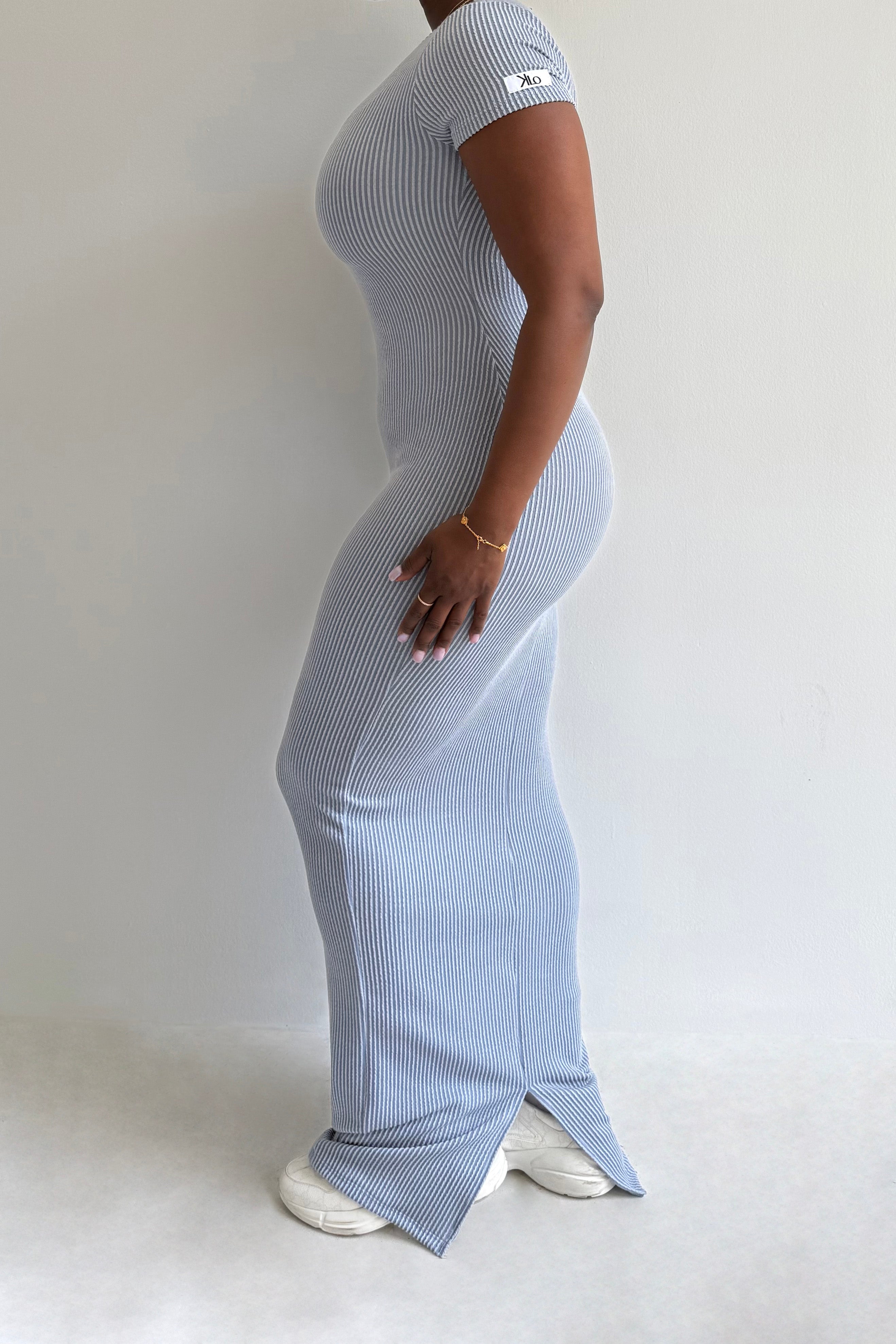 Deni Dress (Light Denim)