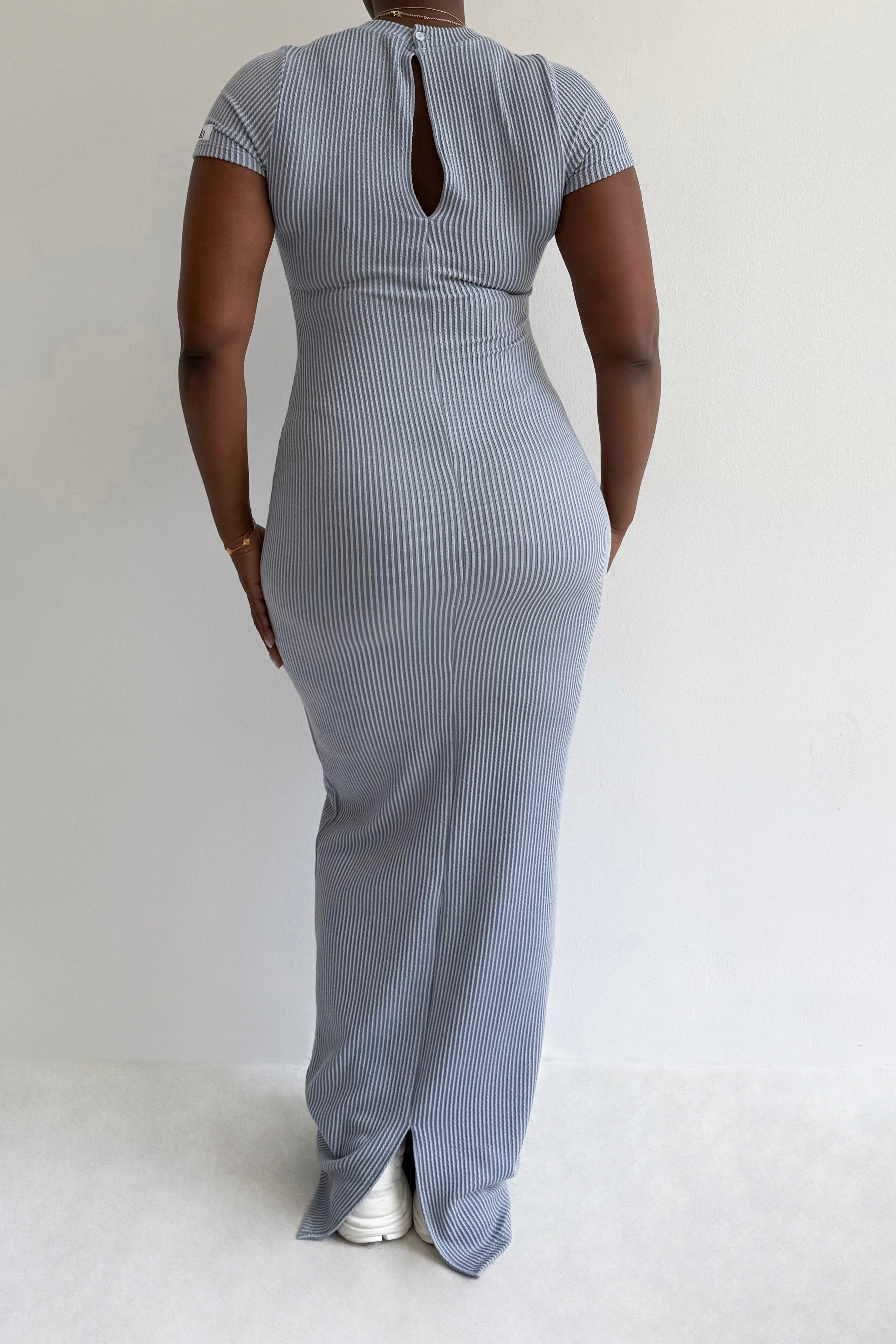 Deni Dress (Light Denim)