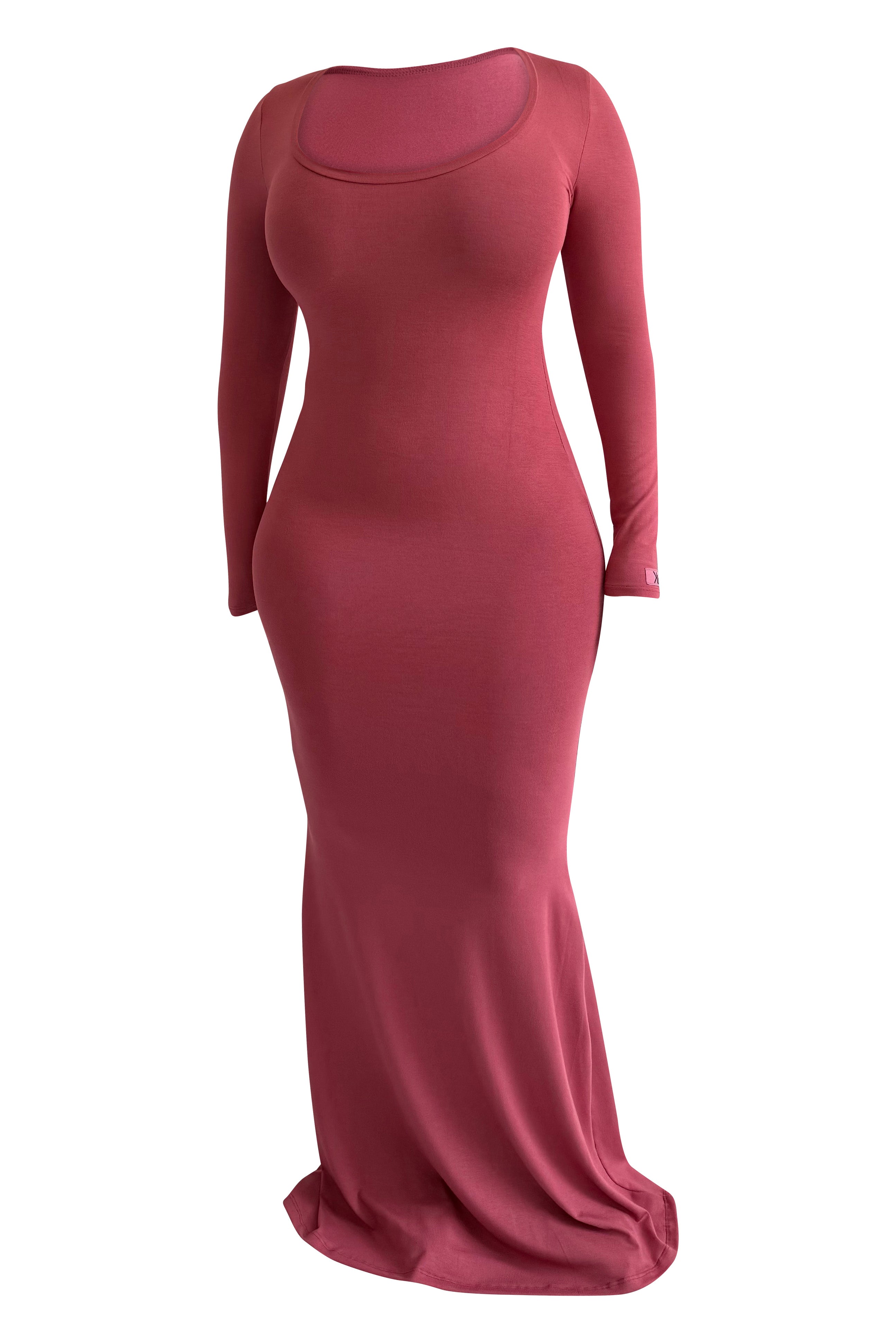 salmon mermaid dress MNM Couture K4127