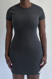 Nedi Dress (Charcoal Black)