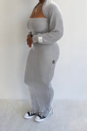 Simone Shrug (Pinstripe)