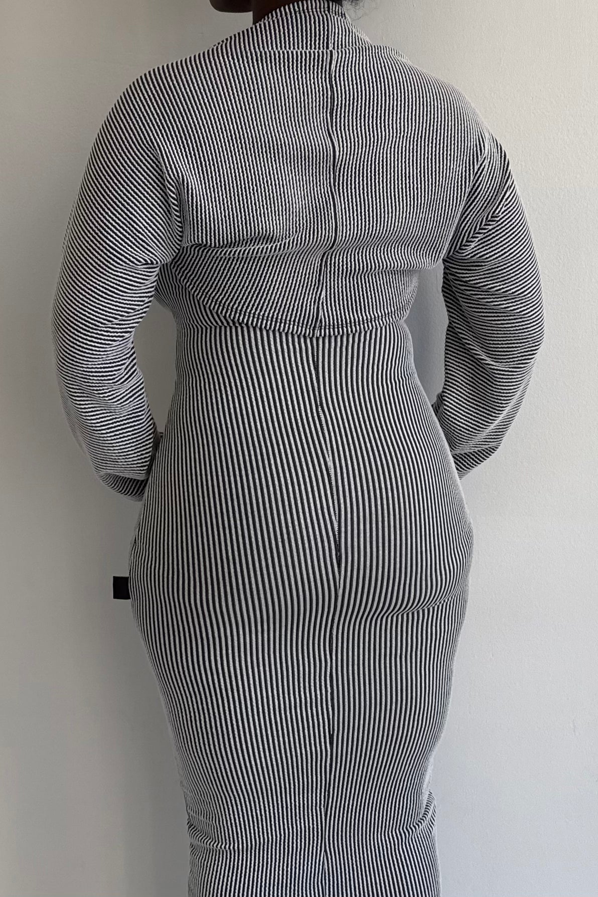 Simone Shrug (Pinstripe)