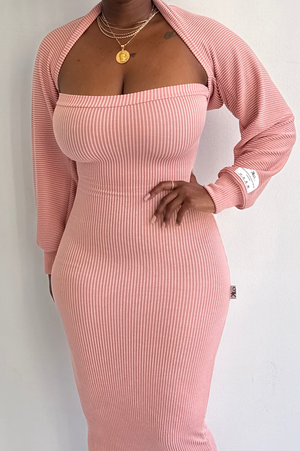 Simone Shrug (Rose Milk)