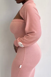 Simone Shrug (Rose Milk)
