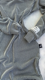 Simone Shrug (Pinstripe)