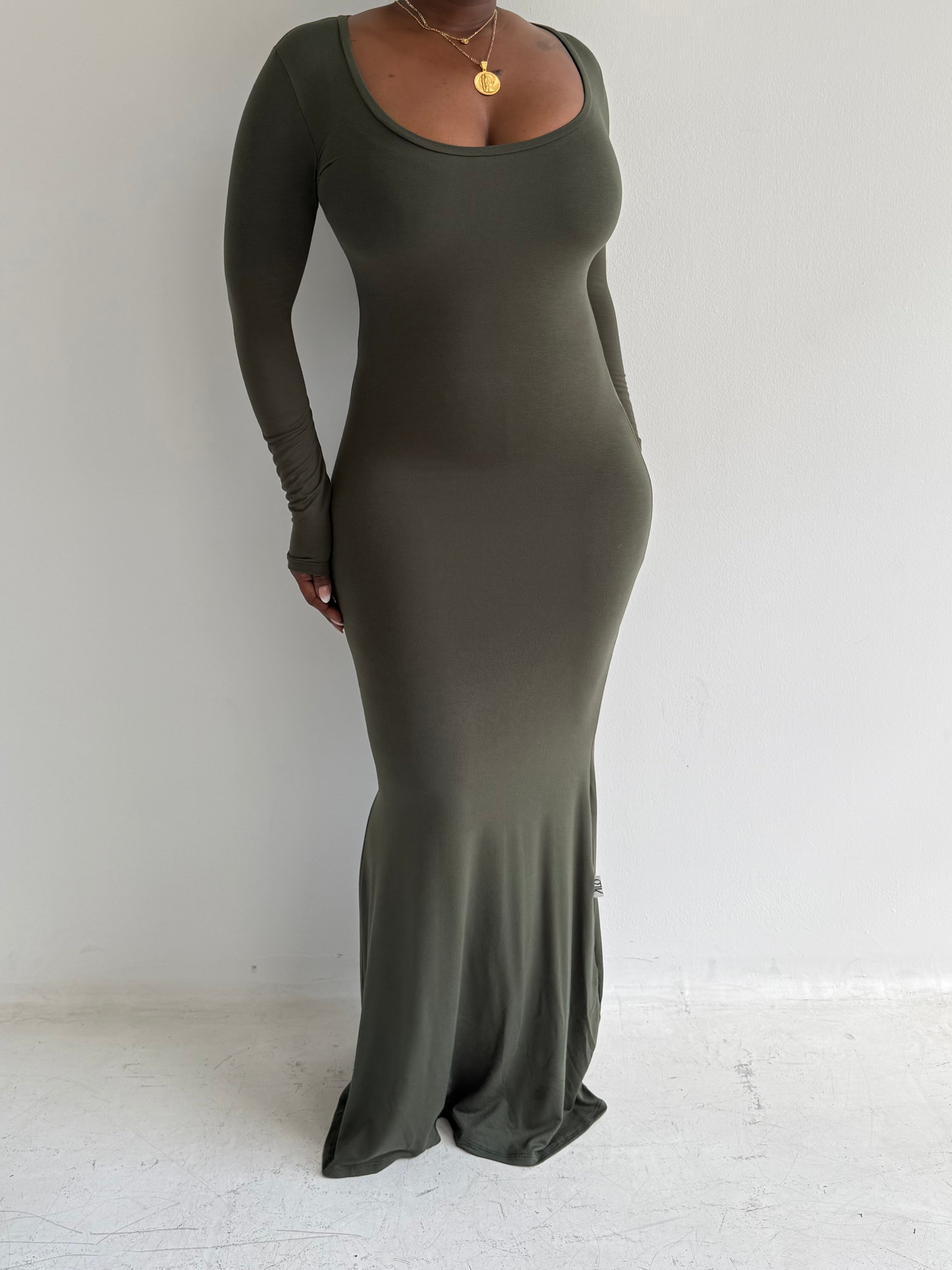Mattie Dress (Basil)