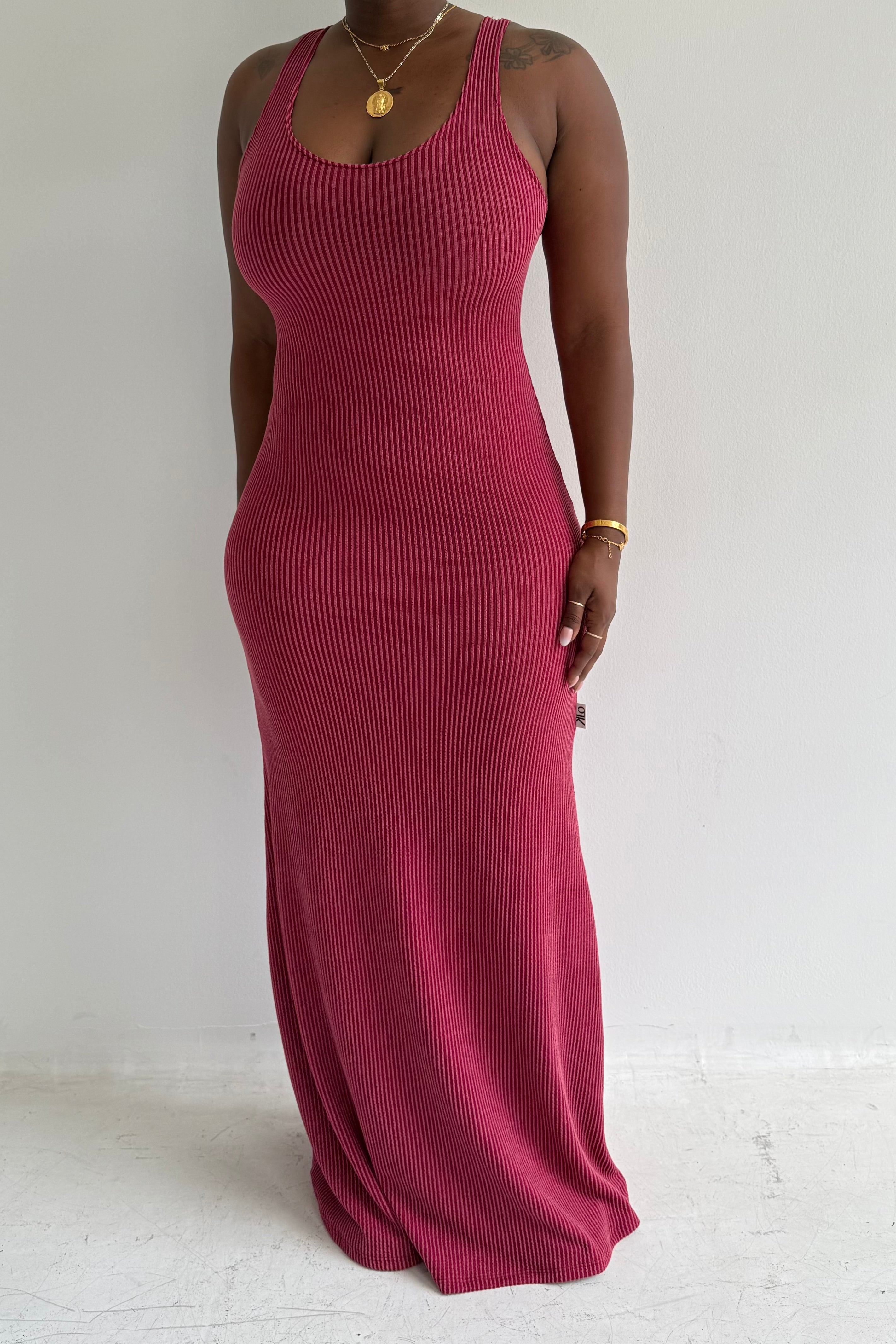 RyRee Dress (Maroon)