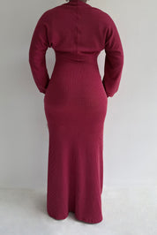 RyRee Dress (Maroon)