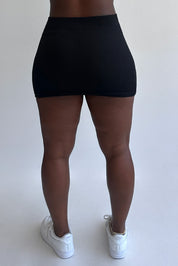 Linny Micro Mini Skirt (Jet Black)
