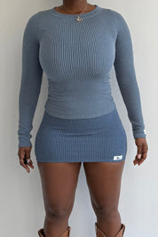 Moni T-Shirt (Soft Denim)