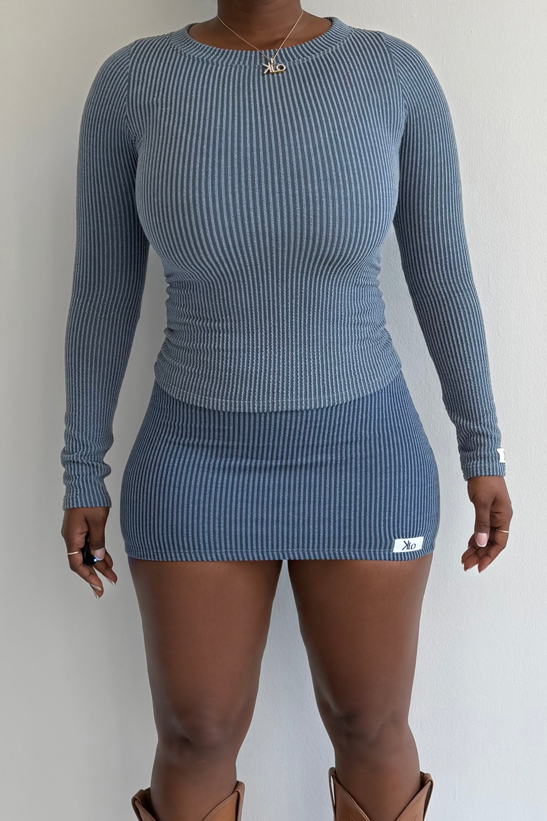 Moni T-Shirt (Soft Denim)