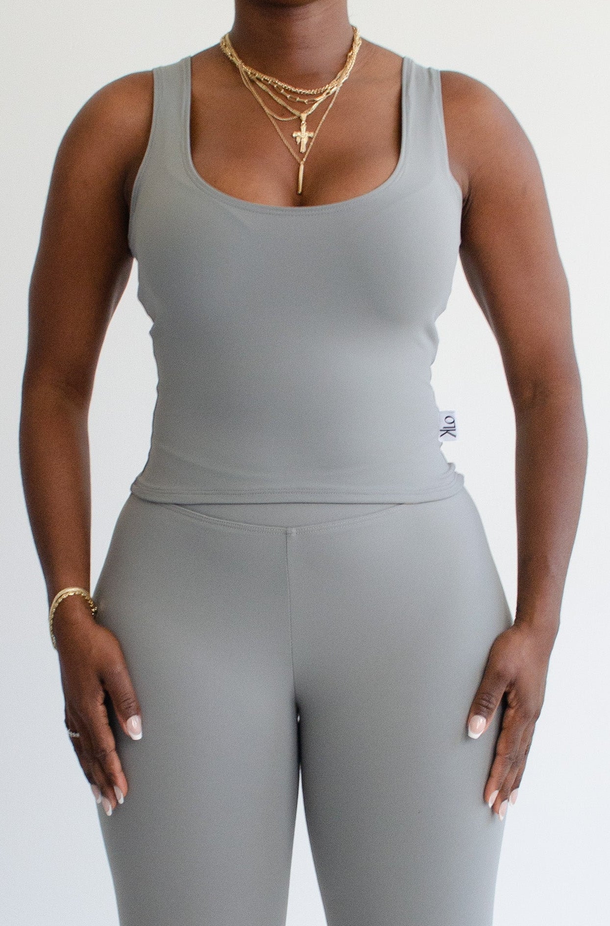 Leyah Tank Top (Cool Grey)