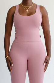 Leyah Tank Top (Pink Rose)